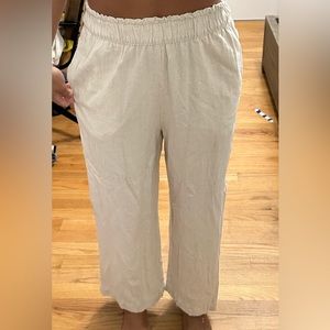 Perfect condition tan linen H and M pants size small